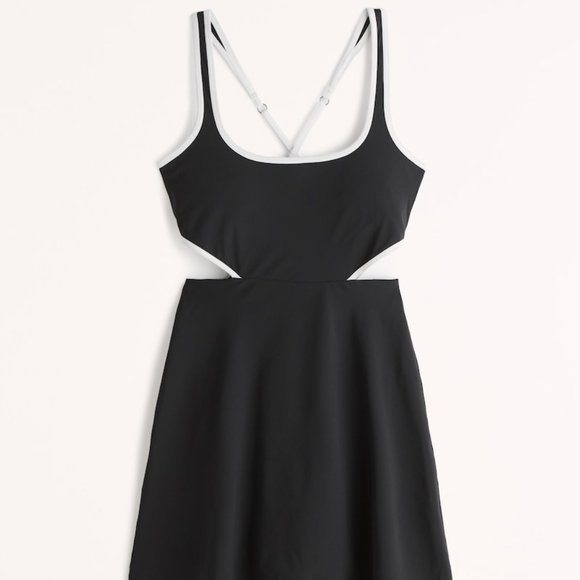 Abercrombie Side Cutout Traveler Mini Dress - Picture 1 of 4